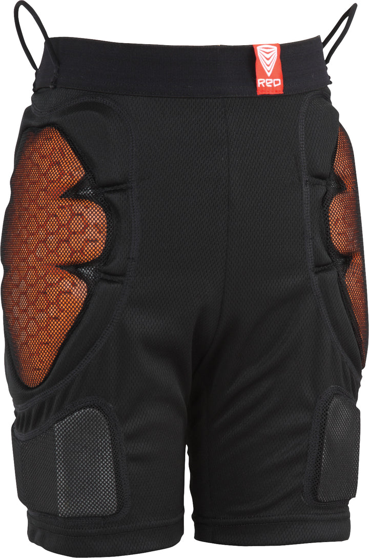 Red Total Impact Shorts - Youth Black