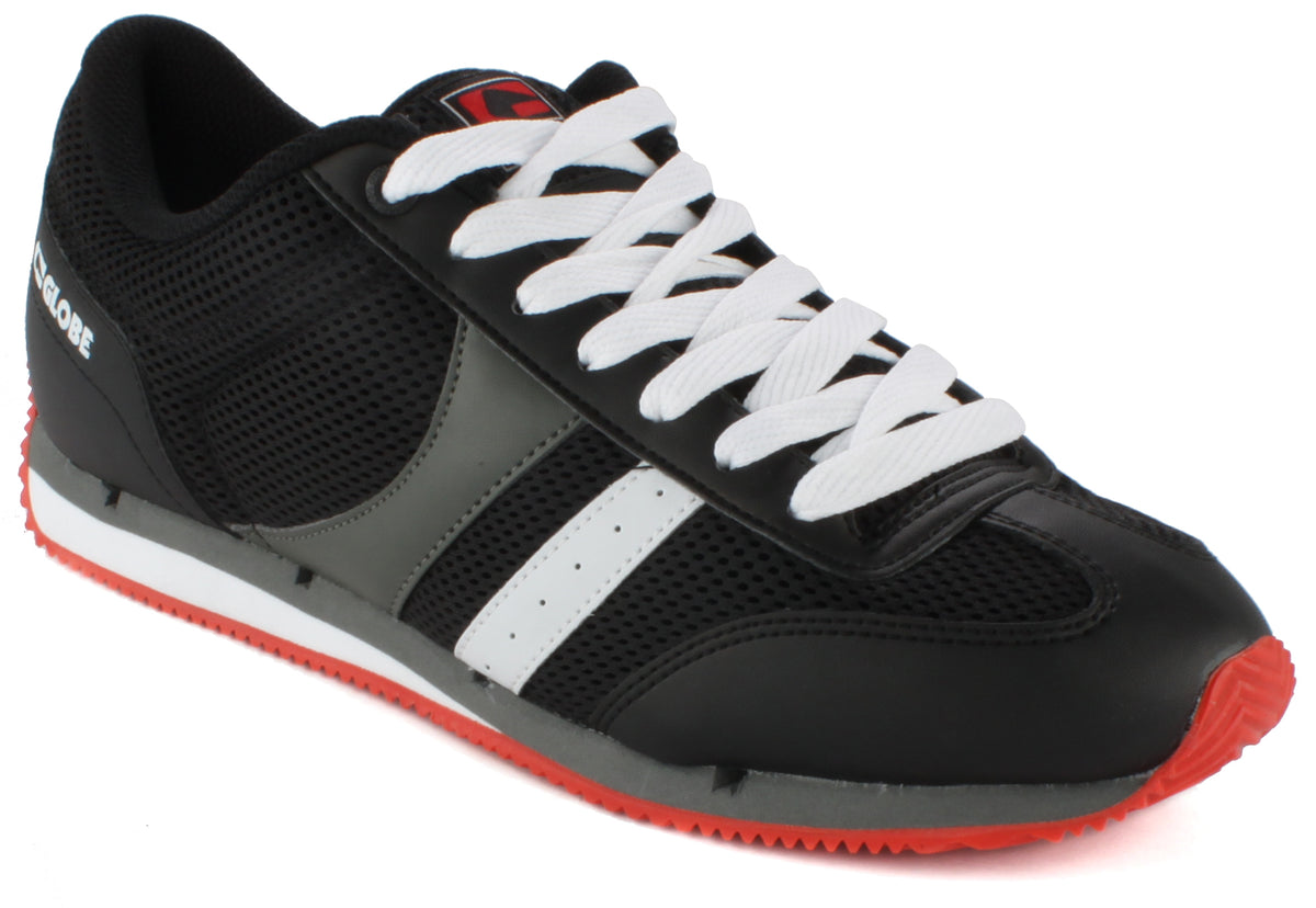 Globe Pulse Lite Wakeskate Shoes Black/Red Lite Top View