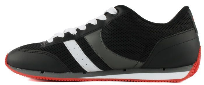 Globe Pulse Lite Wakeskate Shoes Black/Red Lite Left Side View