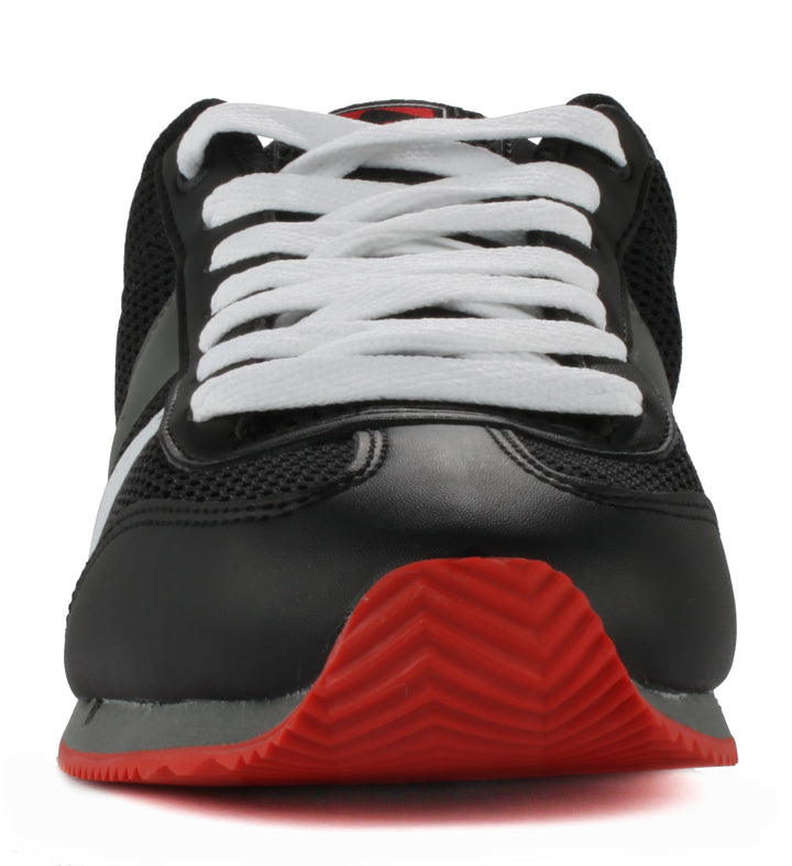 Globe Pulse Lite Wakeskate Shoes Black/Red Lite Front View