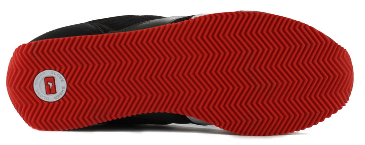 Globe Pulse Lite Wakeskate Shoes Black/Red Lite Bottom View