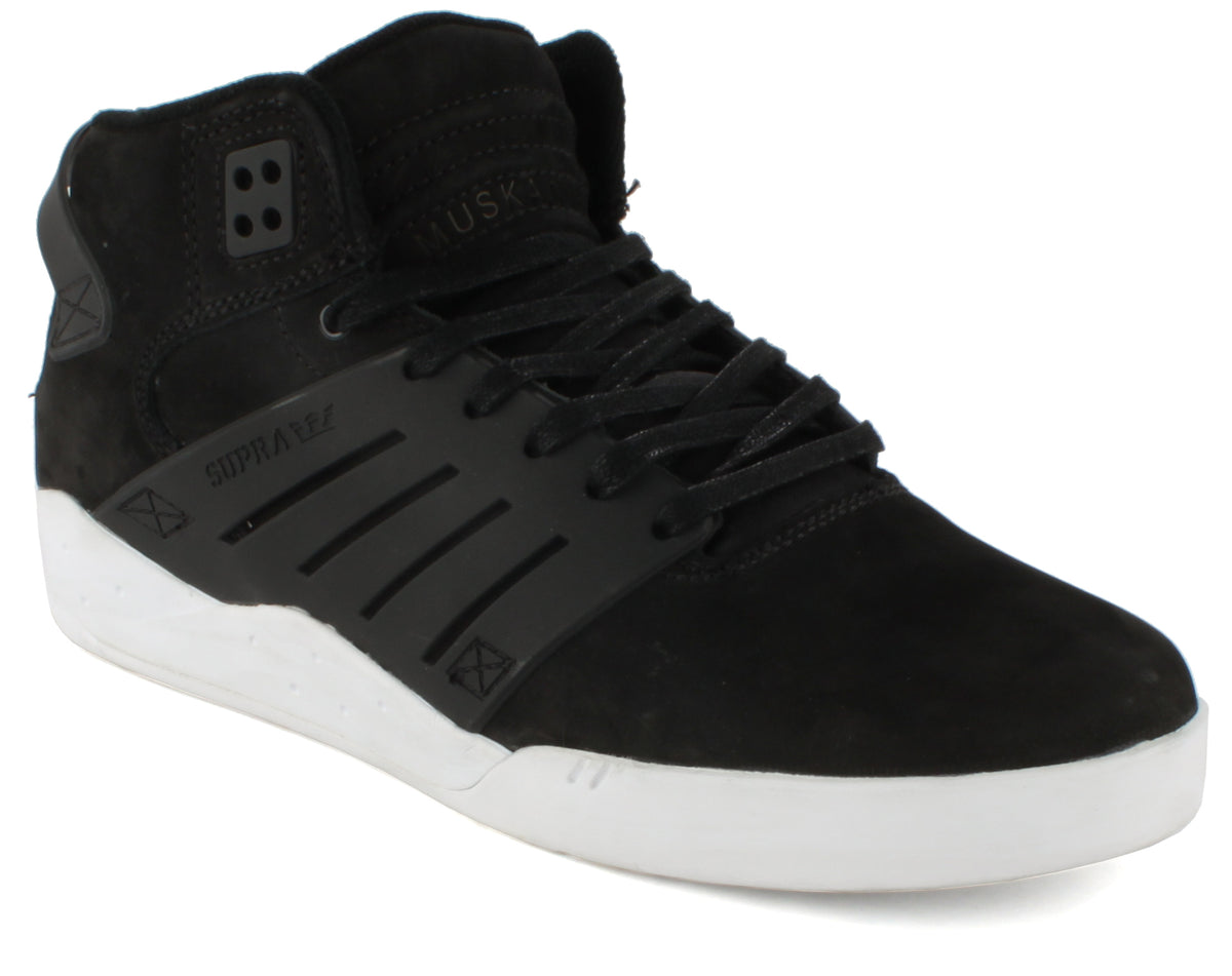 Supra Skytop III Shoes Black Nubuck Top View