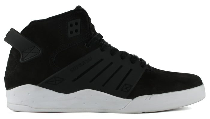 Supra Skytop III Shoes Black Nubuck Side View