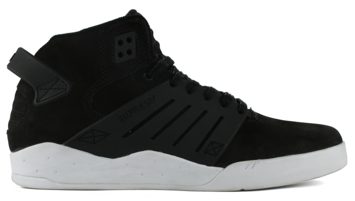 Supra Skytop III Shoes Black Nubuck Side View