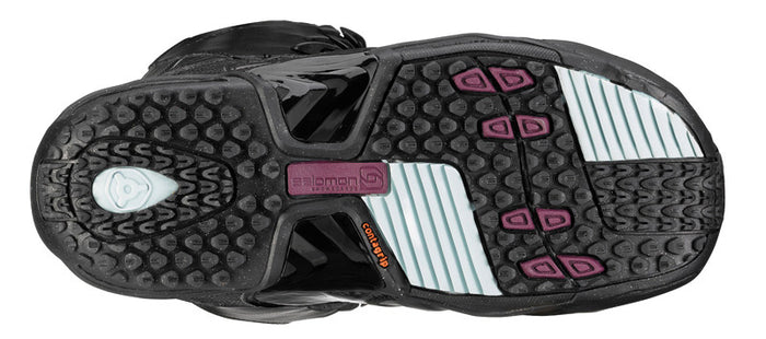 Salomon Optima Snowboard Boots - Women's 2013 Black/Deep Plum/Black