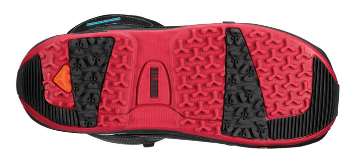 Salomon Pearl Snowboard Boots - Women's 2013 Black/Light Rubis Red/Black Bottom View