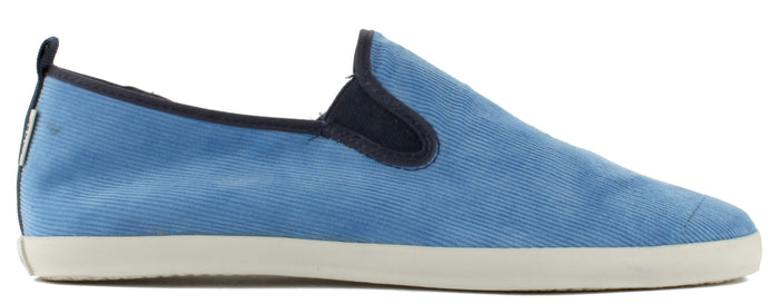 Vans Surf Jitsu Shoes (Dane) Blue Corduroy Side View