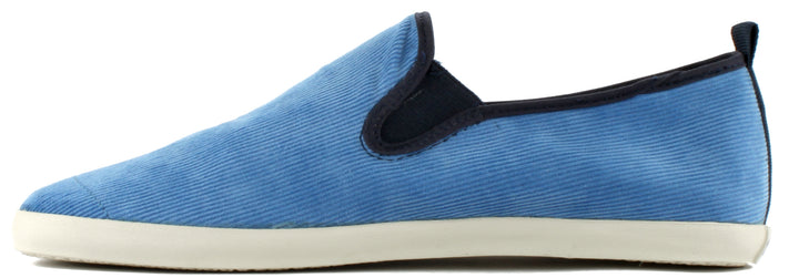 Vans Surf Jitsu Shoes (Dane) Blue Corduroy Side View