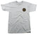 Brixton Craft T Shirt Heather Grey Front View