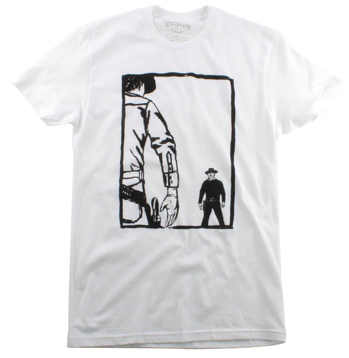 Brixton Draw T Shirt White Front View