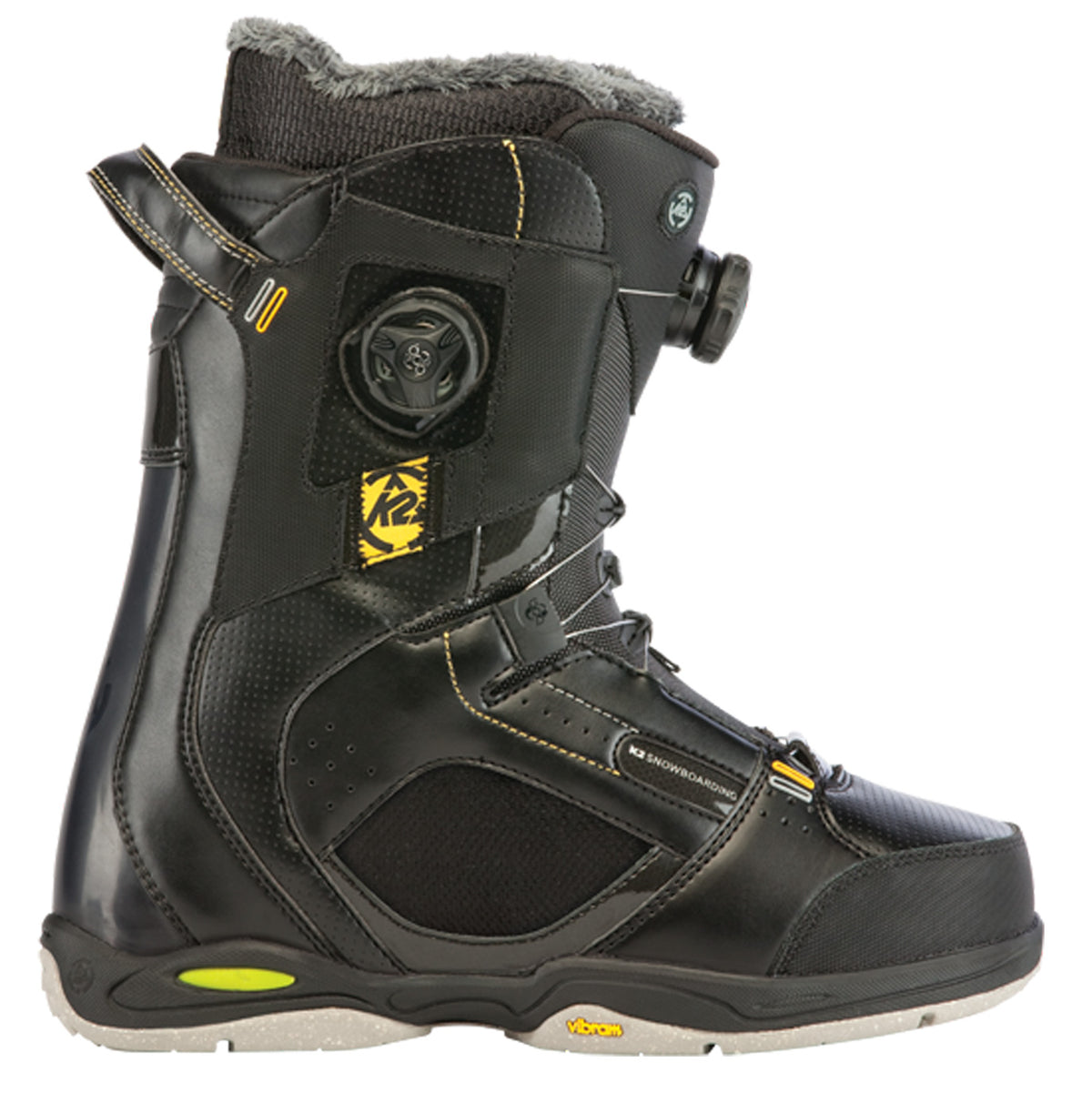 K2 Thraxis Snowboard Boots 2013 Black Front View