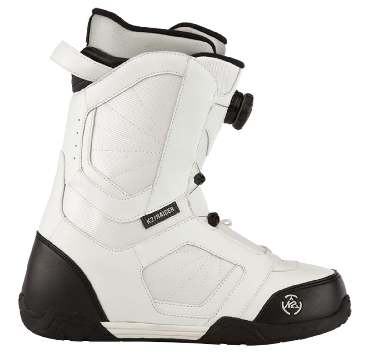 K2 Raider Snowboard Boots 2013 White Front View