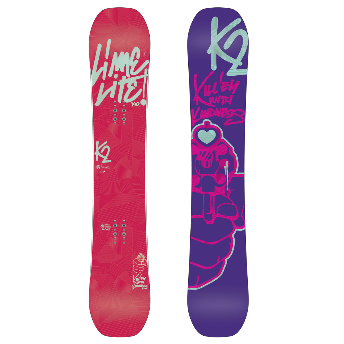 K2 Lime Lite Snowboard - Women's 2013 Front View