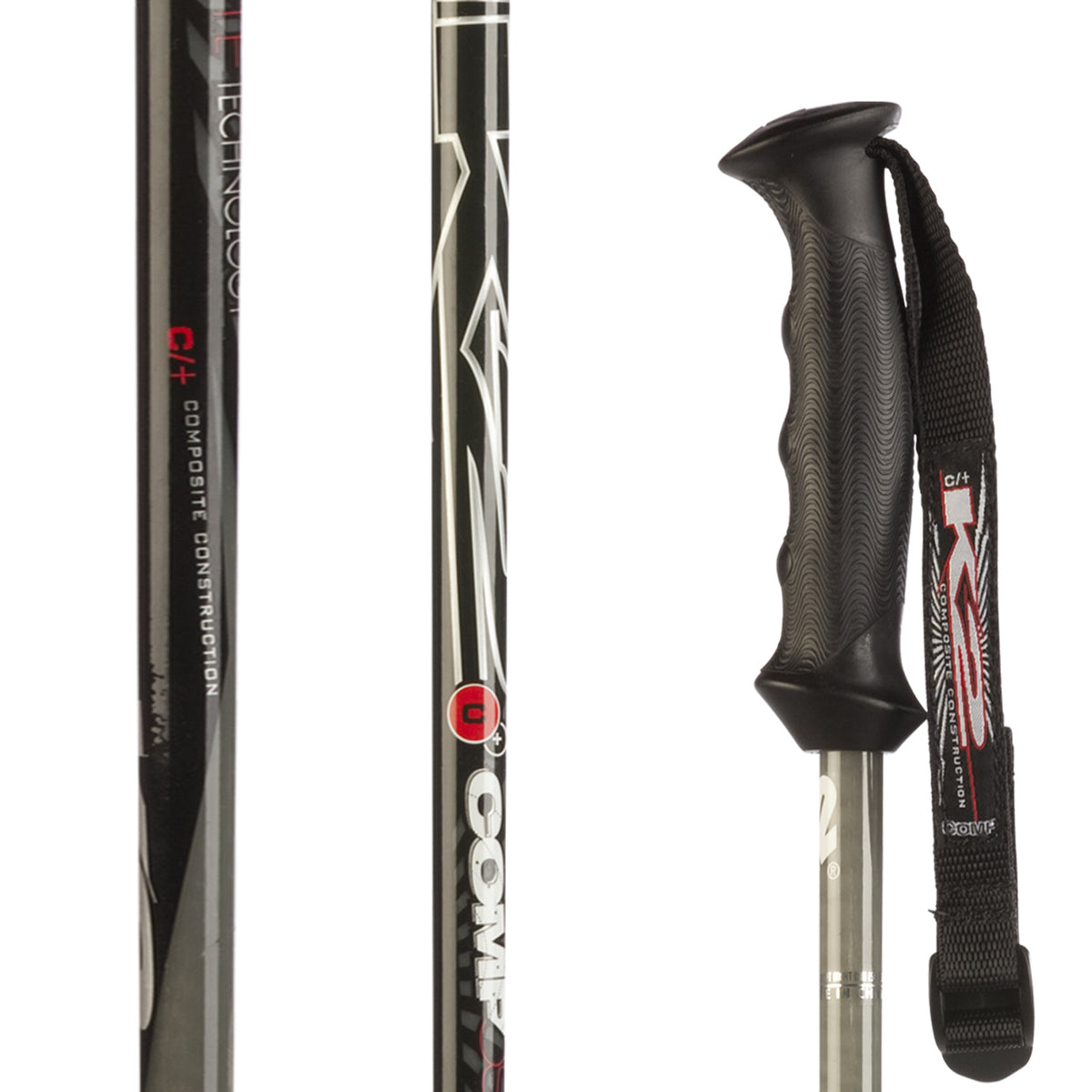 K2 Comp Ski Poles 2013 Black