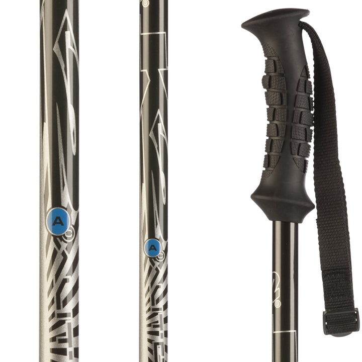 K2 Automatic Ski Poles 2013 Black Front View