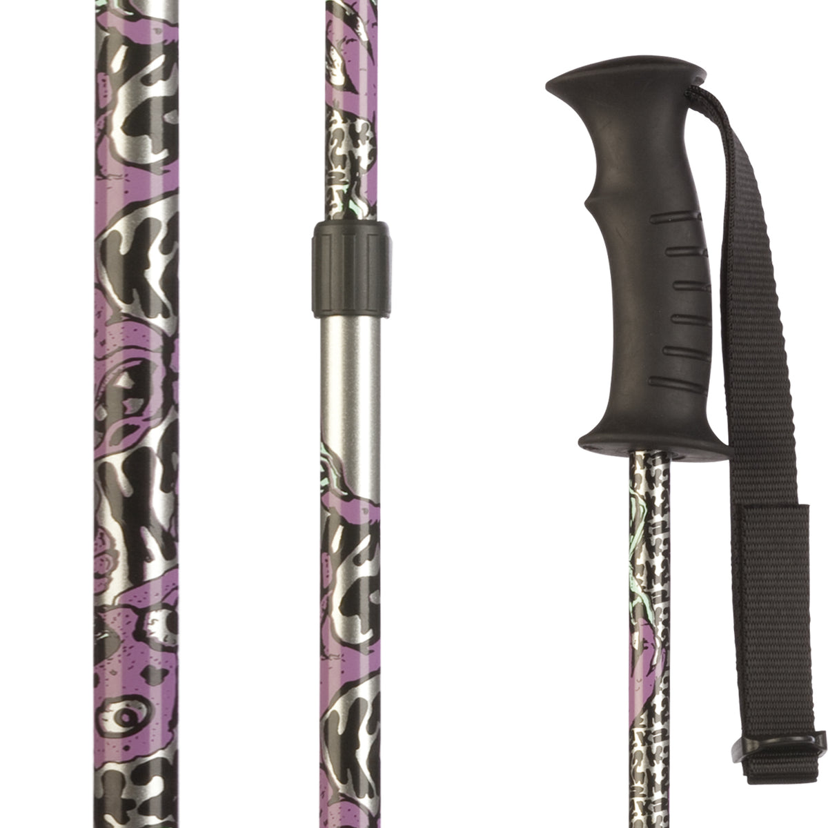 K2 Sprout Adjustable Ski Poles - Boy's 2013 Silver Front View