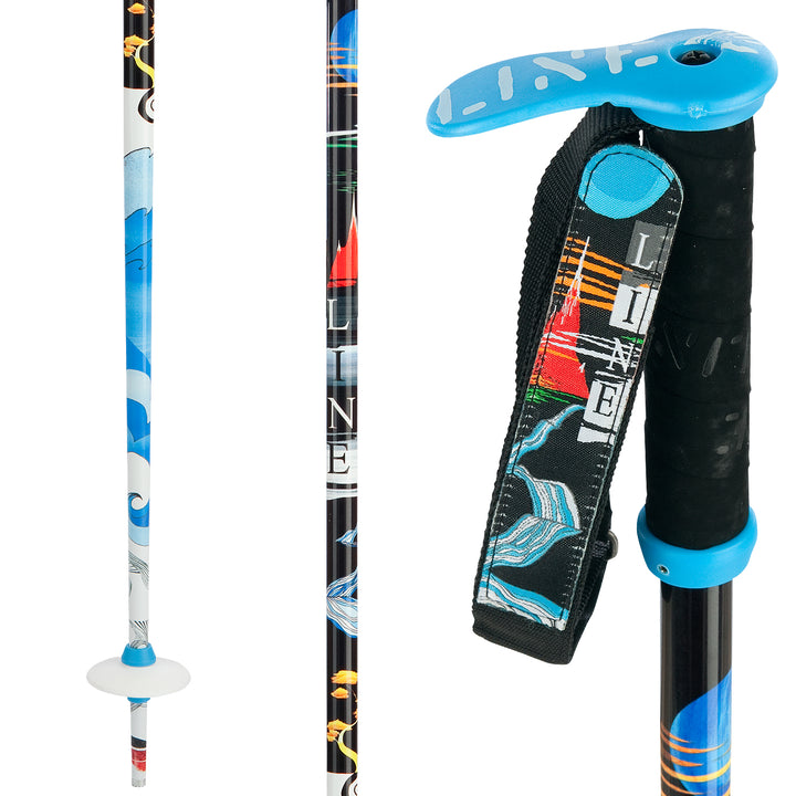 Line Skis Pollard's Paint Brush Ski Poles 2013 Black