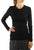 Smartwool Midweight Crew Shirt - Women's Black Front View