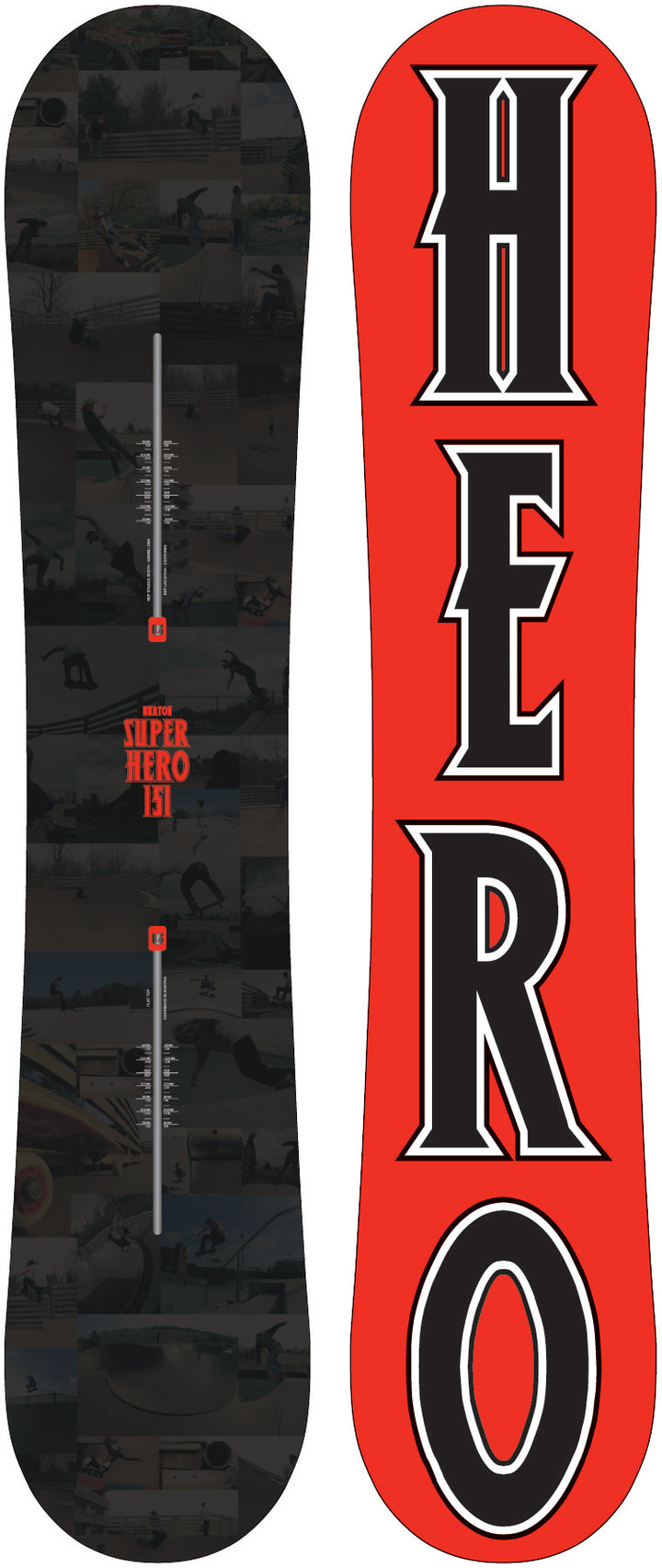 Burton Super Hero Snowboard 2012 Front View