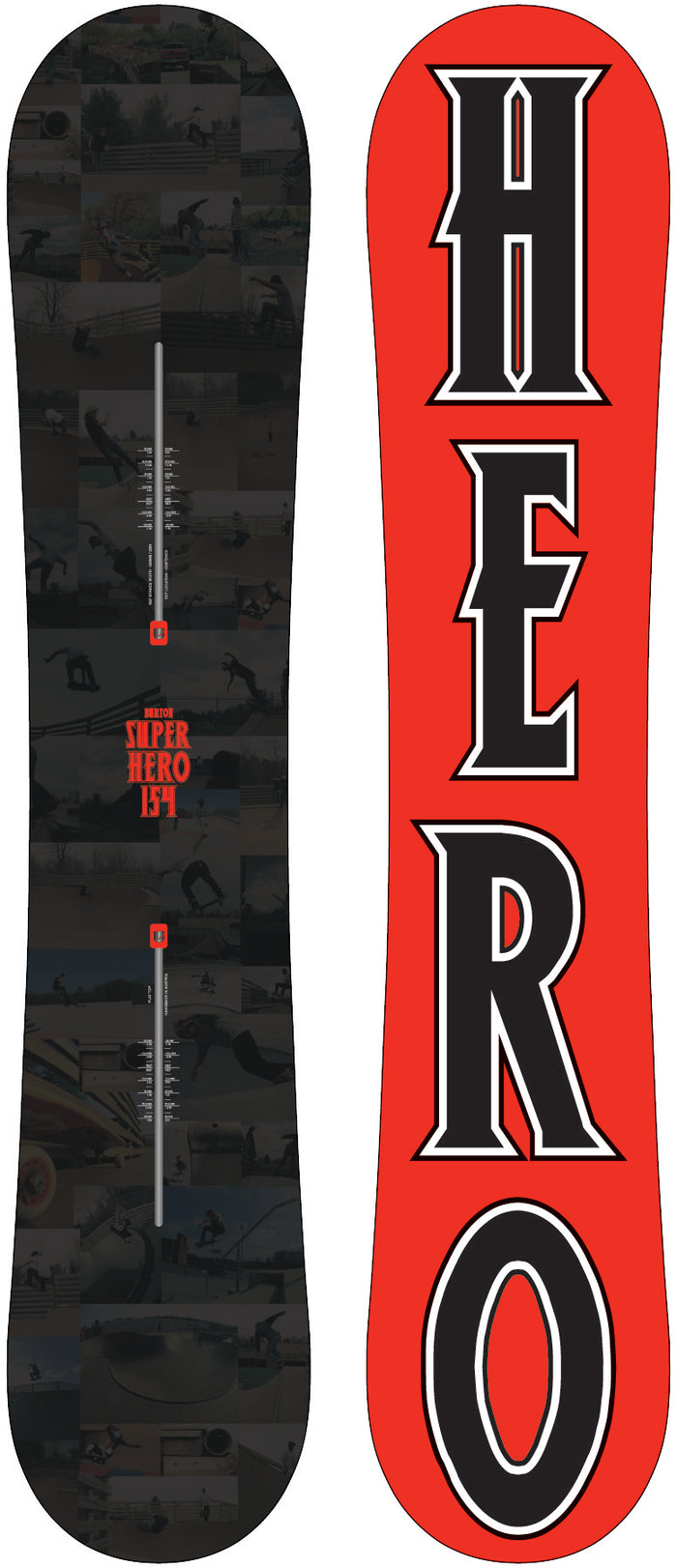 Burton Super Hero Snowboard 2012 Front View