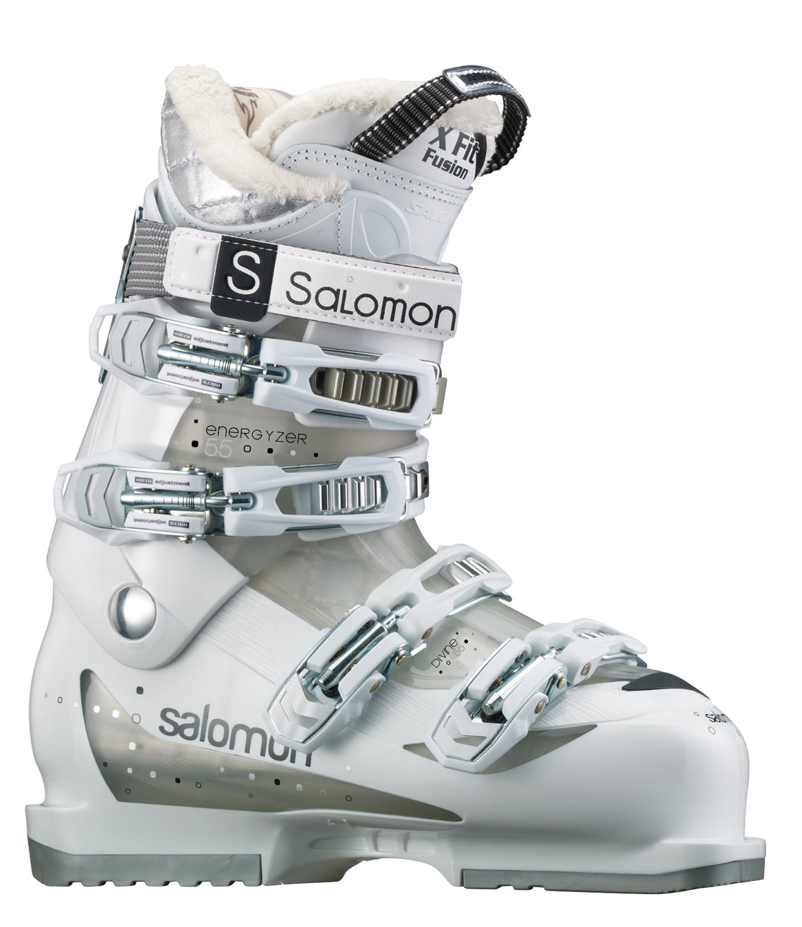 Salomon Divine 55 Ski Boots - Women's 2013 White/Shade Front View