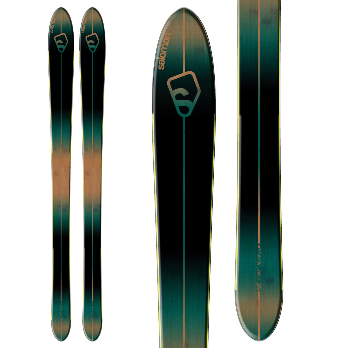 Salomon BBR 10.0 Skis 2013 Front View