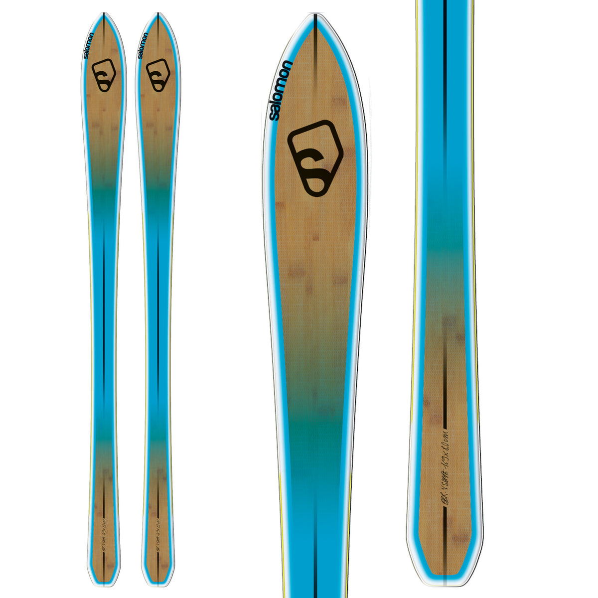 Salomon BBR 8.0 Skis 2013 Front View