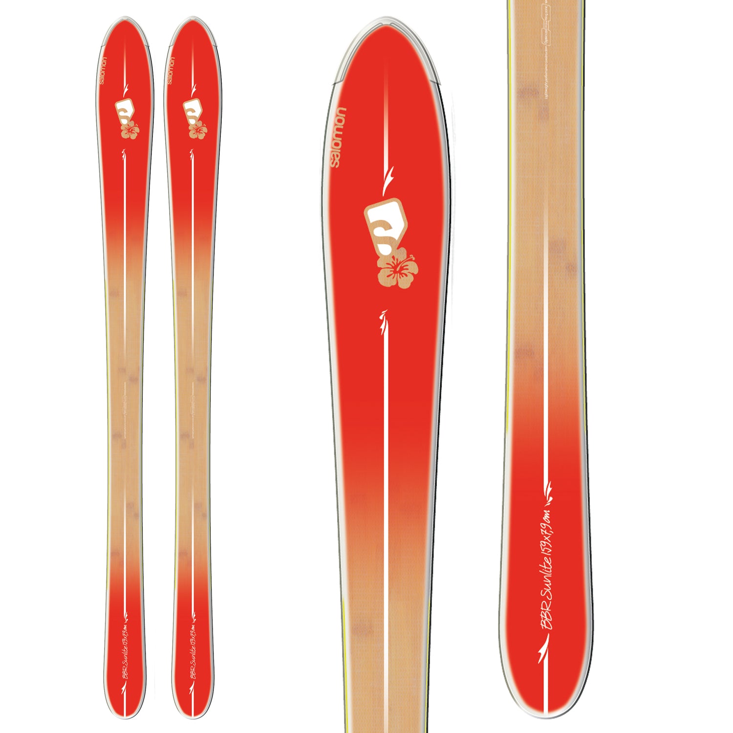 Salomon BBR Sunlite Skis Salomon BBR Sunlite Skis