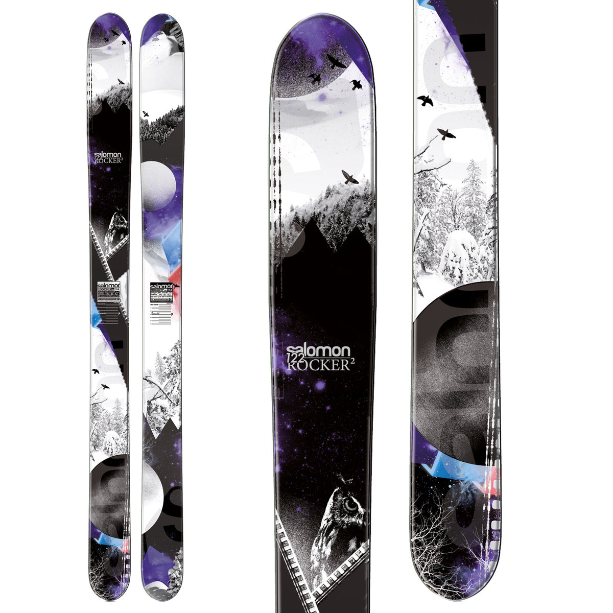 Salomon Rocker2 122 Skis 2013 Front View