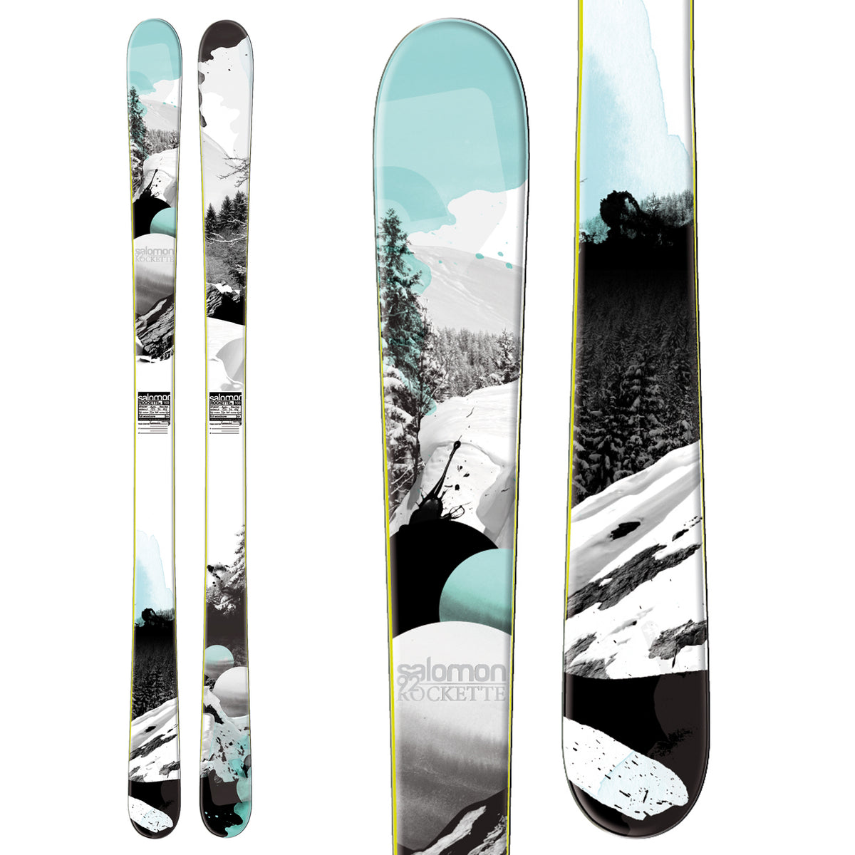 Salomon Rockette 92 Skis - Women's 2013 Front View