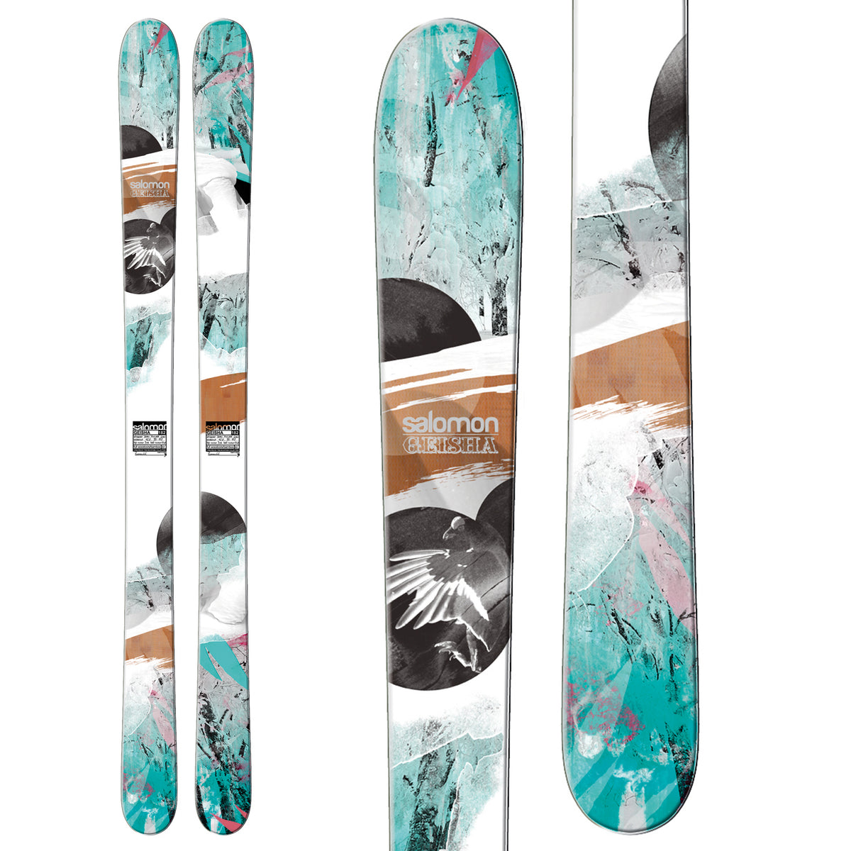 Salomon Geisha 100 Skis - Women's 2013 Front View