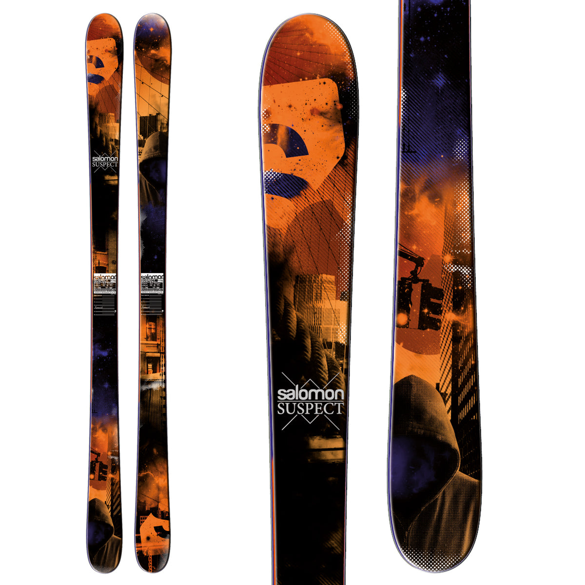 Salomon Suspect Skis 2013 Front View