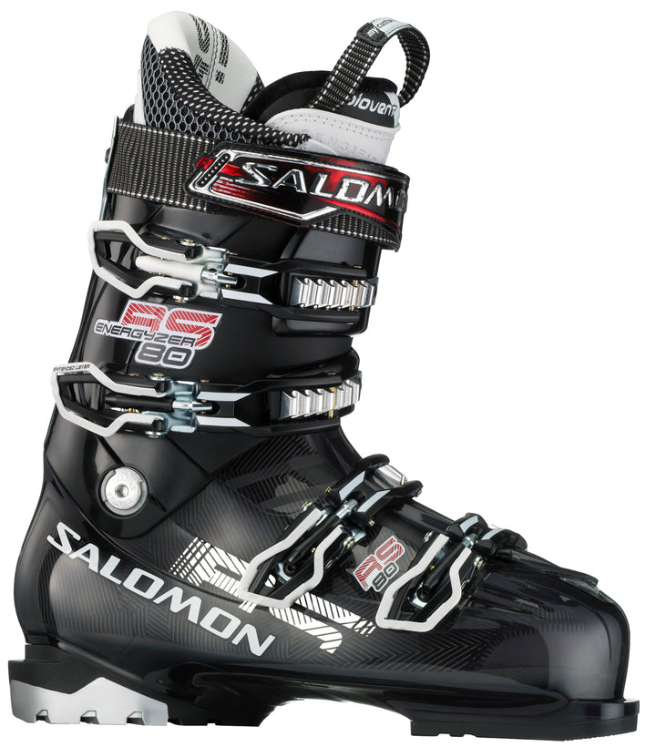 Salomon RS 80 Ski Boots 2013 Grey Translucent/Black Front View