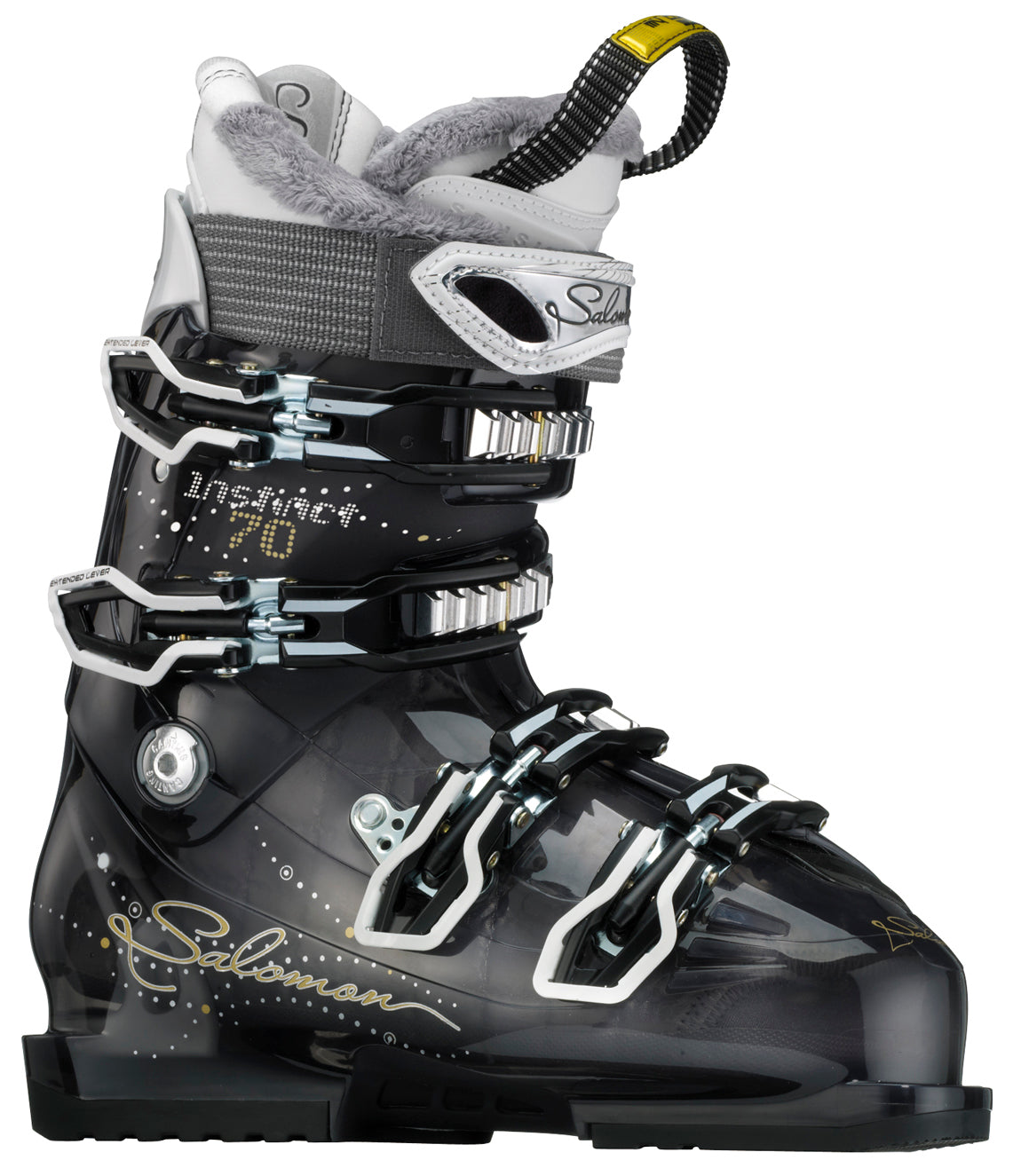 Salomon Instinct 70 Ski Boots - Women's 2013 Grey Translucent Front View