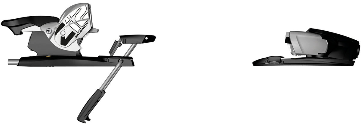 Salomon Z12 Ti Ski Bindings 2014 Silver/Black Side View