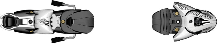 Salomon Z12 Ski Bindings (100mm Brakes) 2013 White/Black Top View