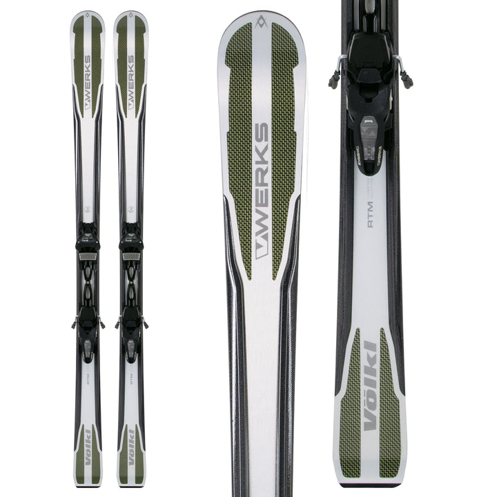 Volkl V-Werks RTM 84 Skis + iPT Wide Ride 12.0 Bindings 2013 Front View