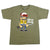 Neff Bang Bang T Shirt Olive Front View