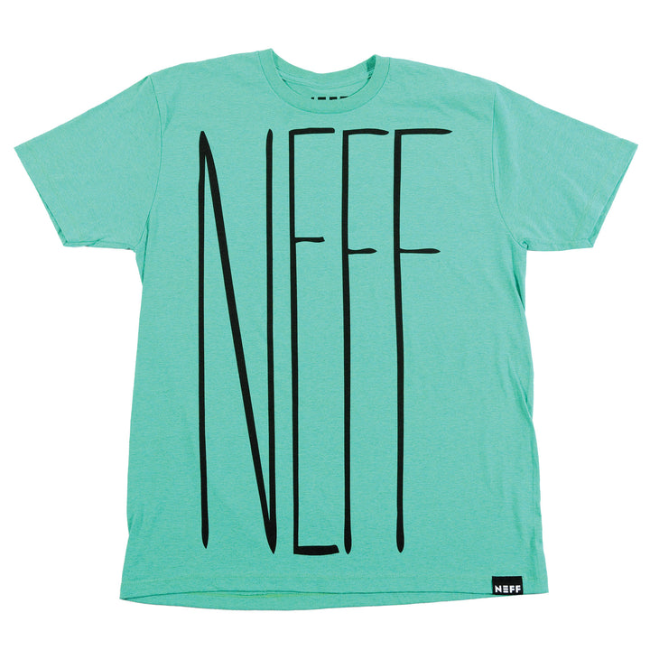 Neff Drifter T Shirt Mint Heather Front View