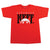 Neff Court T Shirt Red Front View