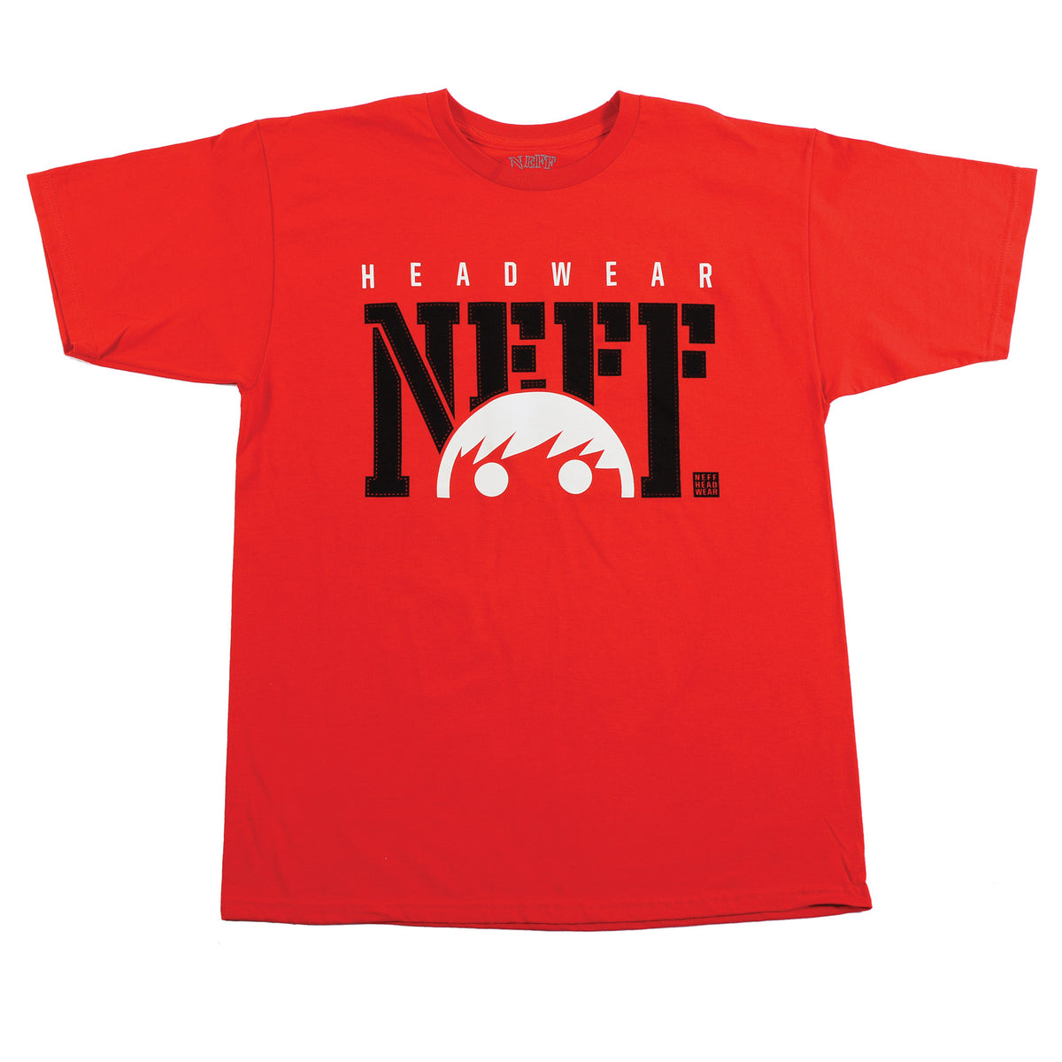 Neff Court T Shirt Red Front View