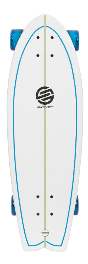 Santa Cruz Land Shark Cruzer Longboard Complete Top View