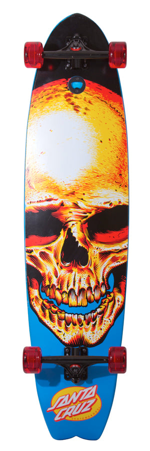 Santa Cruz Dead Pool Shark Cruzer Longboard Complete Base View