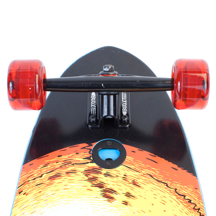 Santa Cruz Dead Pool Shark Cruzer Longboard Complete Top View