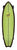 Santa Cruz Woody Shark Green Cruzer Longboard Complete Top View