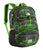 The North Face Happy Camper Backpack - Youth Glo Green Distressed Plaid