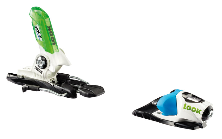 Look PX 12 Ski Bindings 2014 Blue Green Front View