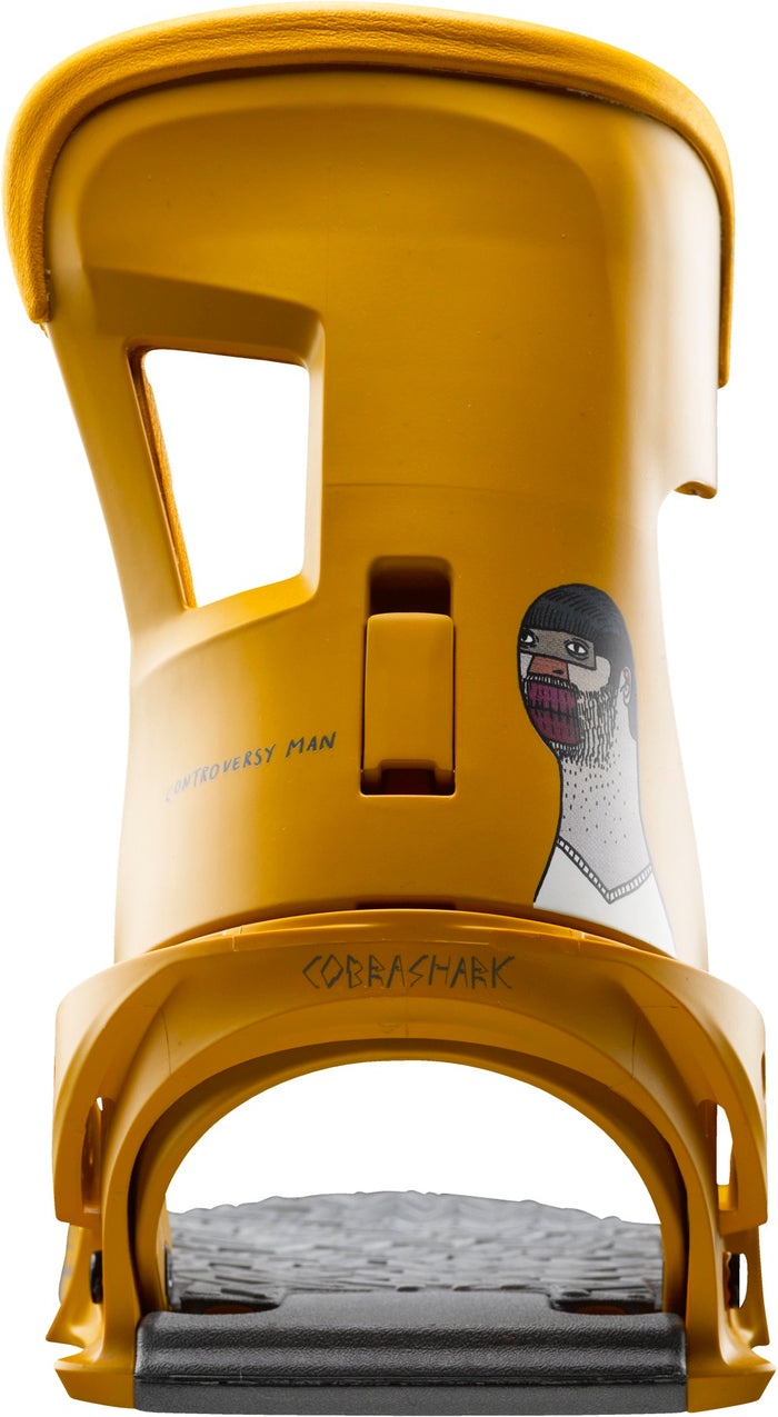 Burton Cobrashark Snowboard Bindings 2013 Old Yolk Back View