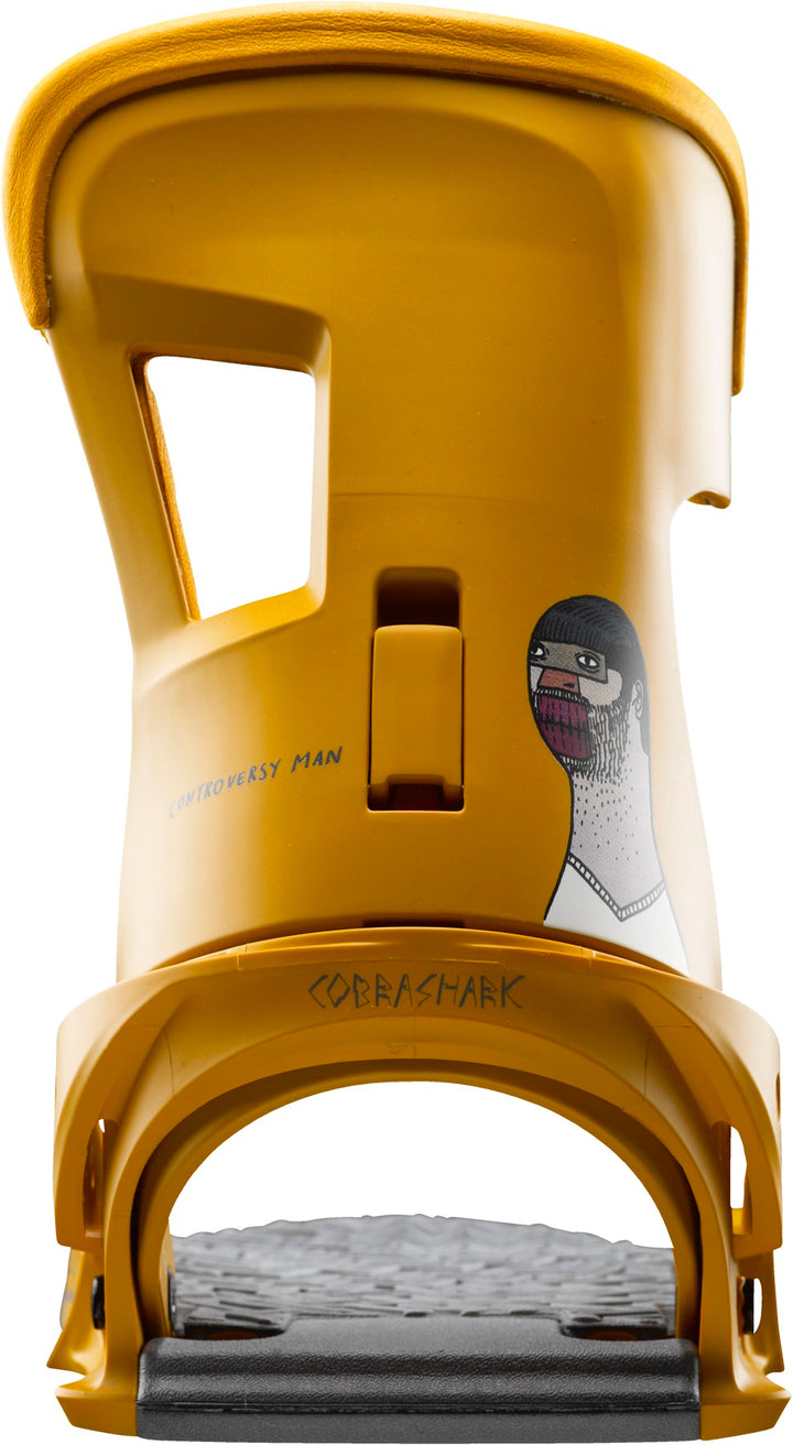 Burton Cobrashark Snowboard Bindings 2013 Old Yolk Back View