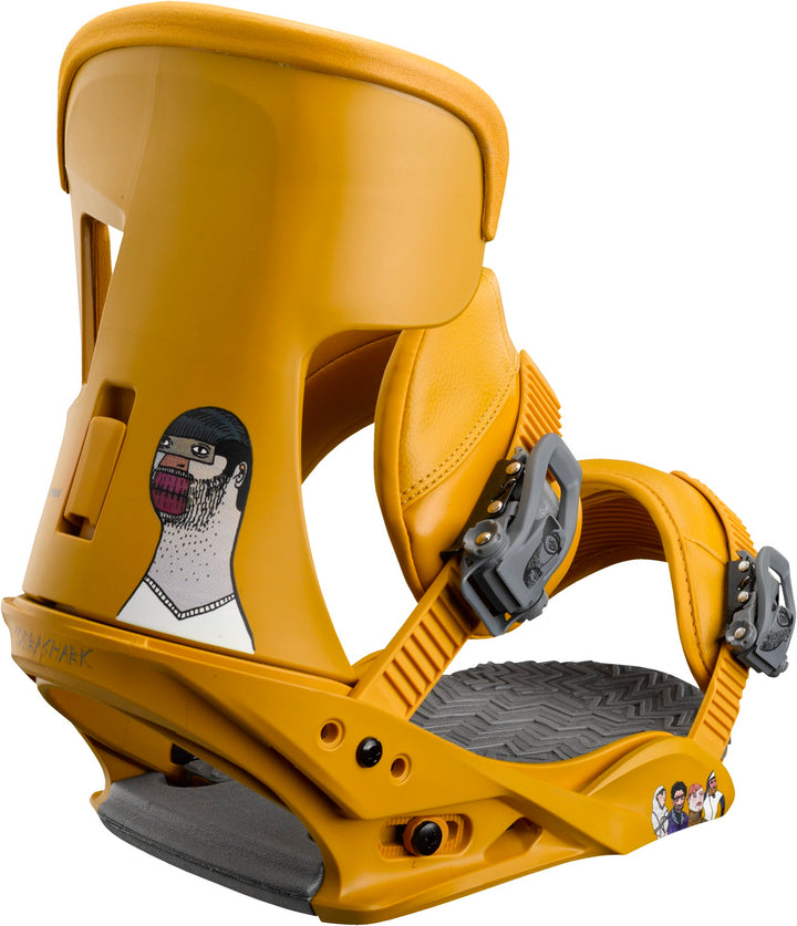 Burton Cobrashark Snowboard Bindings 2013 Old Yolk High Back View